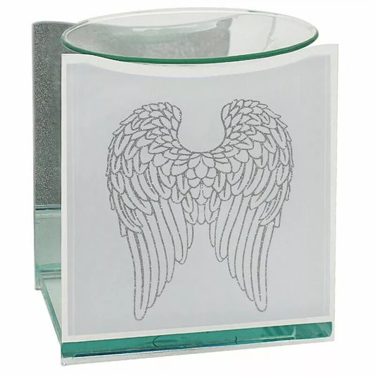 😇✨ Angel Wings Glass Fragrance Oil Burner & Tealight Holder ✨😇