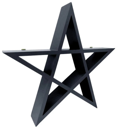 🌟 Pentagram Shelf – Modern Gothic Décor 🌟