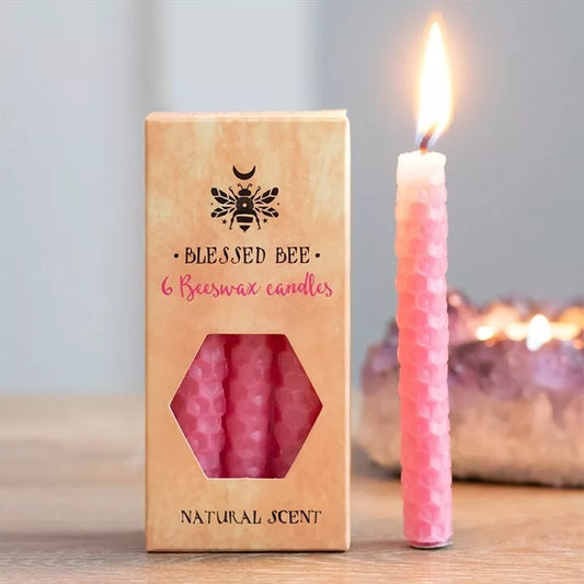 🐝✨ 6pc Blessed Beeswax Spell Candles – 3 Options Available! ✨🐝
