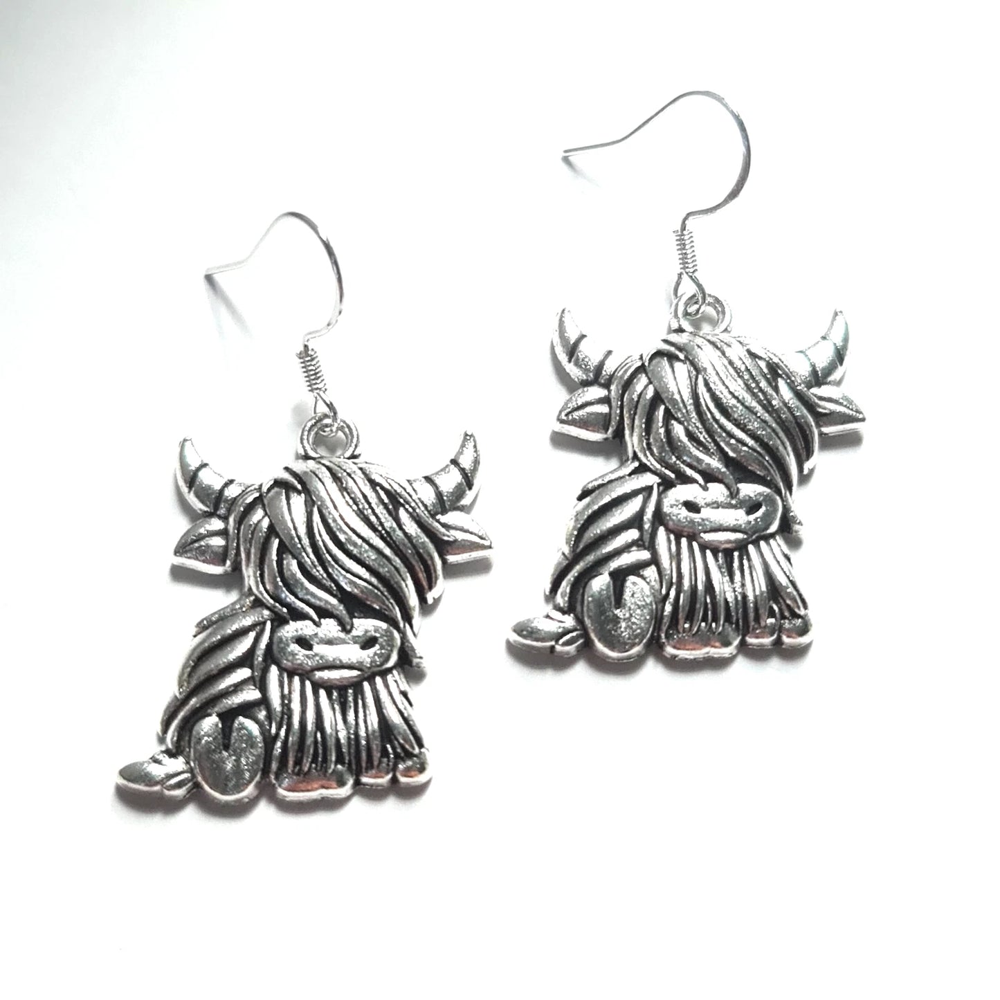 🐮 Highland Cow Drop Earrings 🐮