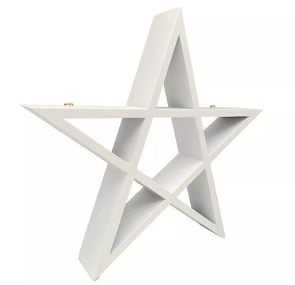 🌟 Pentagram Shelf – Modern Gothic Décor 🌟
