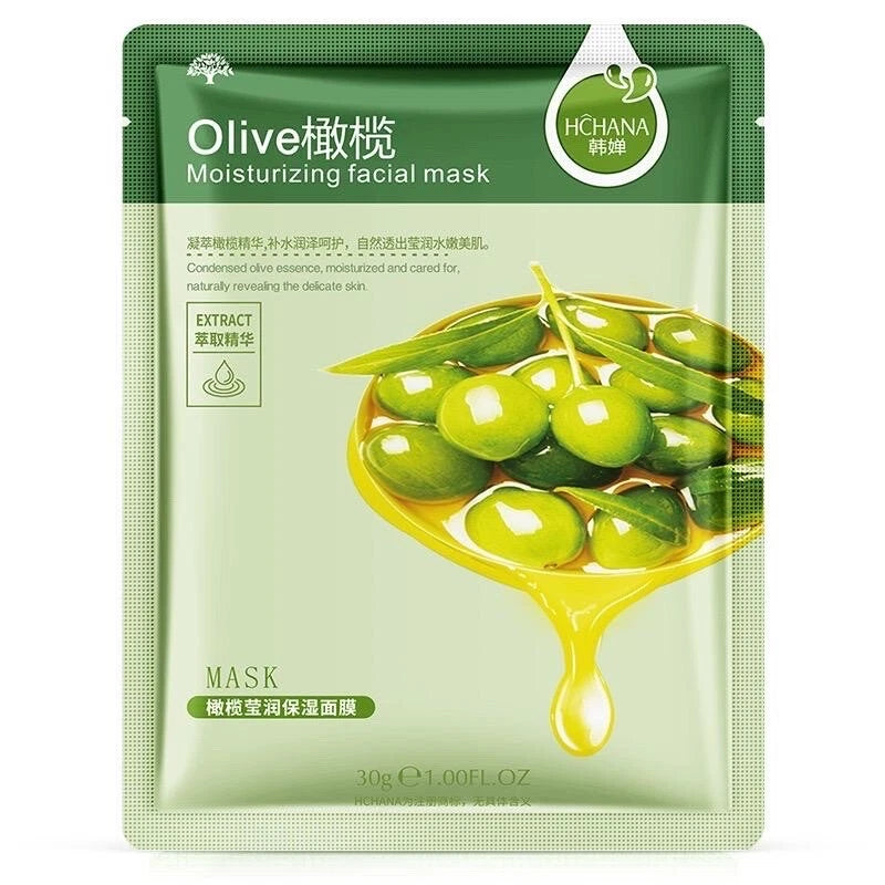 ✨ 6pc Beauty Natural Skincare Face Mask Sheets ✨