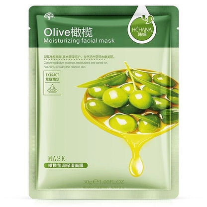 ✨ 6pc Beauty Natural Skincare Face Mask Sheets ✨