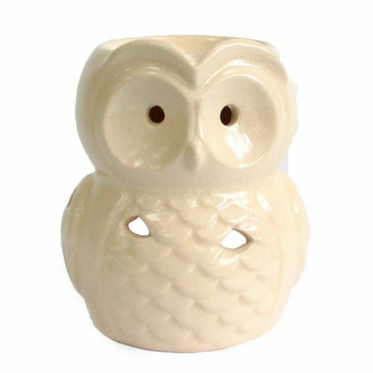 🦉✨ Ceramic Owl Oil Burner / Wax Melter ✨🦉