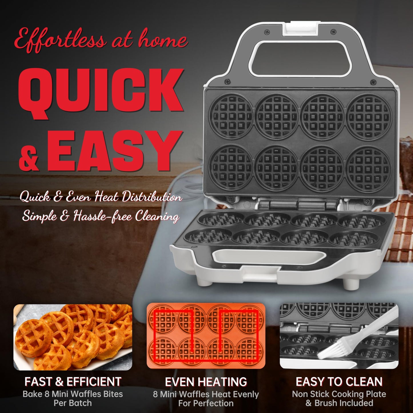 Mini Waffle Maker Machine