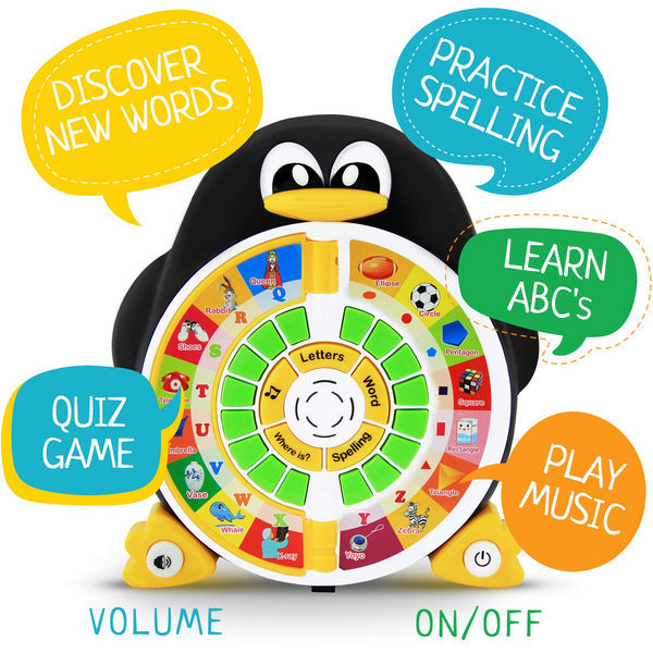 Penguin ABC Learning Educational Toy with Spelling, Shapes & Quiz Games