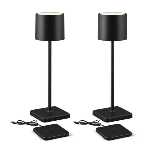 2 Pack Cordless Rechargeable LED Table Lamps