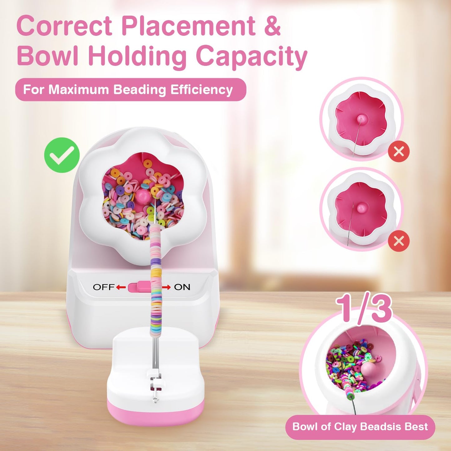 ✨ Electric Bead Spinner & DIY Jewellery Kit – 3600 Beads, 450 Accessories ✨