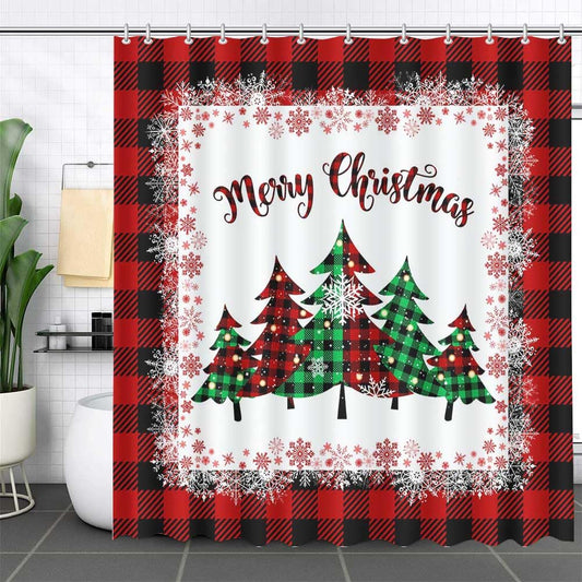🛁🎄 Christmas Shower Curtain 🎄🛁