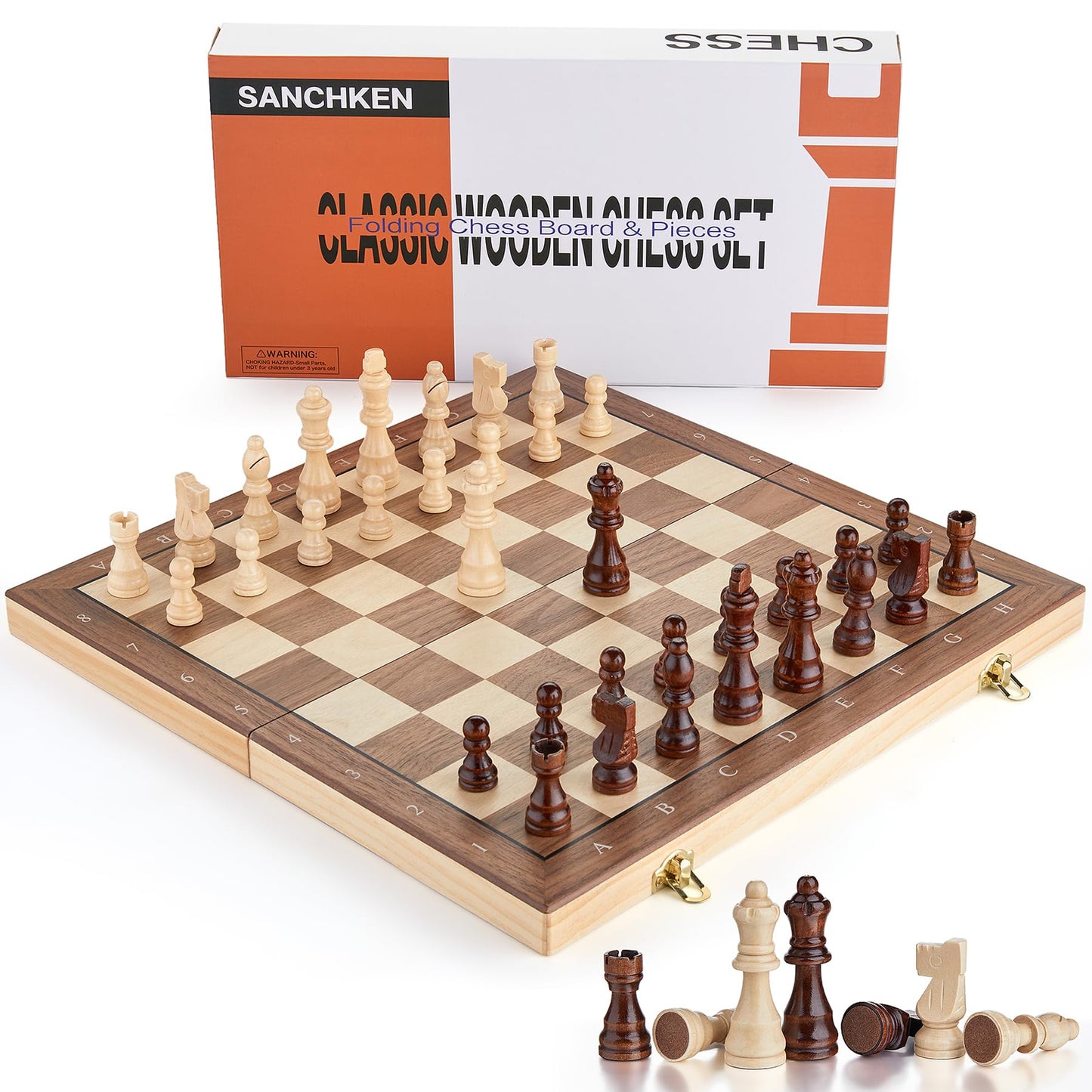 15" Wooden Chess Set