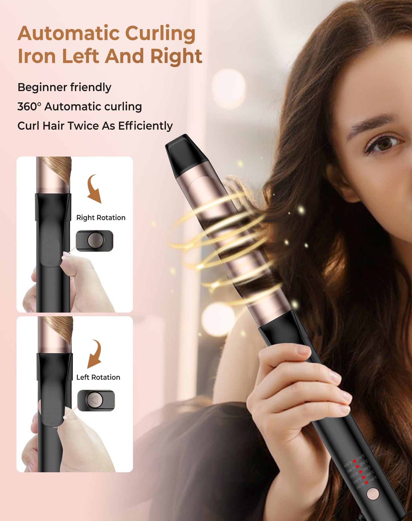 Automatic Rotating Hair Curler